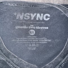 NSYNC “Bye Bye Bye” Goodie Two Sleeves Graphic Tee Mens M/L Wash Pattern
