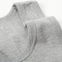 Men’s Plus Size Pure Cotton Vest Four Season Casual Sports Base T Shirt