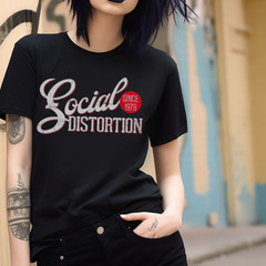 Social Distortion Since 1979 Punk Rock Band T-Shirt Black S-3XL