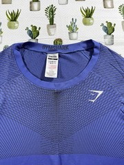 Gymshark Apex Seamless T-Shirt Men’s Size XXL Court Blue Shirt Sleeve A1A8T