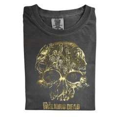 The Walking Dead Zombie Skull Vintage Comfort Color Shirt, Horror Skull Shirt
