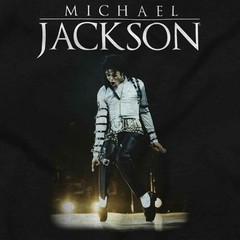 Michael Jackson Bad Tour Toe Stand Dance Womens or Mens Crewneck T Shirt Tee