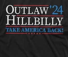Men’s Trump 2024 T-shirt funny outlaw Hillbilly for president tee DJT trump tee