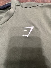 Gymshark Shirt Mens L Arrival T-Shirt Athletic Training Teal Blue Stretch