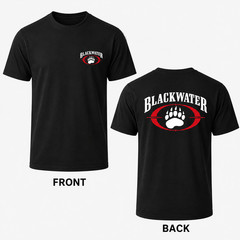 Blackwater Tactical Bear Paw Black Cotton Graphic Tee for Men