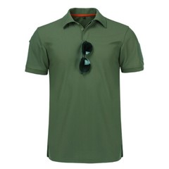 Men’s Tactical Polo T-Shirt Quick Dry Combat Short Sleeve Team Work Casual Shirt