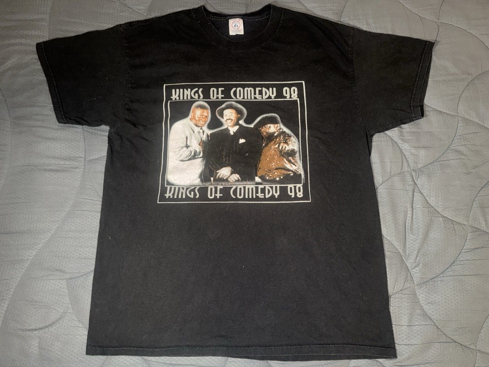 Vintage 90s Kings of Comedy 98’ Comedy Promo Tour T-shirt Size XL Hip Hop Rap