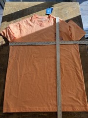IZOD Saltwater T-Shirt Flamingo Beer Short Sleeve Orange LT Cotton Blend Men’s