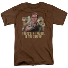 STAR TREK COFFEE TRIBBLE Licensed Adult Men’s Graphic Tee Shirt SM-3XL