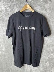 Volcom Shirt Mens Extra Large Black Short Sleeve Skater Diamond Stone Logo