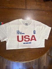 FIFA World Cup 2026 USA Official T-Shirt Mens M & L White Outerstuff Soccer