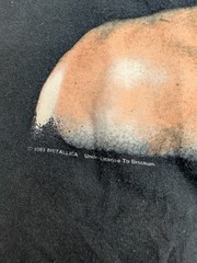 Vintage 1991 Metallica Off To Never Never Land Tour T Shirt XL Brockum 90s USA
