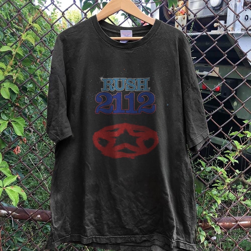 Vtg Rush 2112 Progressive Rock Album Graphic T Shirt S-5XL