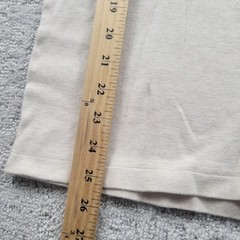 John Ashford Shirt Mens M Beige Turtleneck Long Sleeve Cotton Jersey Lightweight