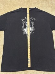 Vintage Scarface Clothing Co Tee Shirt Mens 4XL Black Graphic Print Beaded