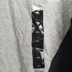 VTG Sean John Collection 01 T Shirt Mens 2XL Heather Gray Raglan Sleeve Graphic