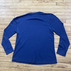 Old Navy Classic Thermal Pique Knit Tee Shirt Men XL Blue Crew Neck Tee Basic