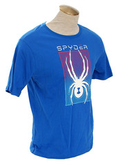 Spyder Men’s S Blue Short Sleeve Signature Tee T Shirt