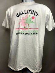 Dr Who Gallifrey Beach and Body Club Unisex White Graphic T Shirt