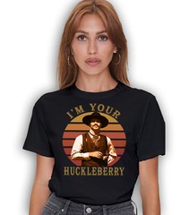 I’m Your Huckleberry Vintage T-shirt Doc Holiday Tombstone Graphic Tee Shirt