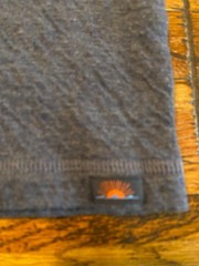 Faherty Cloud Cotton Henley Mens L Large Long Sleeve Pima Cotton Blue Shirt