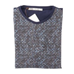 Maurizio Baldassari Jersey Cotton T-Shirt with Printed Front Panel M NWT Tee