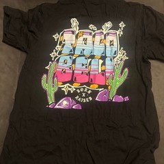 Taco Bell Born x Raised 60th Anniversary T-Shirt, LARGE Original Box & Sticker