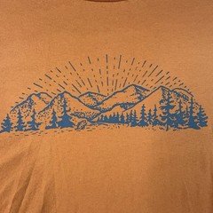 Foundry Men’s XLT Orange Graphic LS T Shirt Mountain Outdoors SEE DESCRIPTION