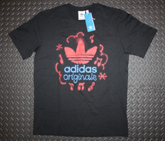 NEW MEN’S ADIDAS ORIGINALS MUSIC NOTES TREFOIL TEE SHIRT ~SIZE 2XL #IS0224