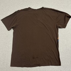Y2K Karl Kani Gold Diagonal Graphic Tee Brown Orange Hip Hop Streetwear 3X