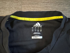3 pc lot Adidas Workout Shirts Men’s Large 2 Climacool Black Gree Yellow