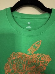 Apple Store T Shirt Mens Size Medium Green Today At Apple Tech Computing