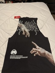 Wolves Creator V2 Tommy Muscle Tee Men’s M Black/White Sleeveless Graphic