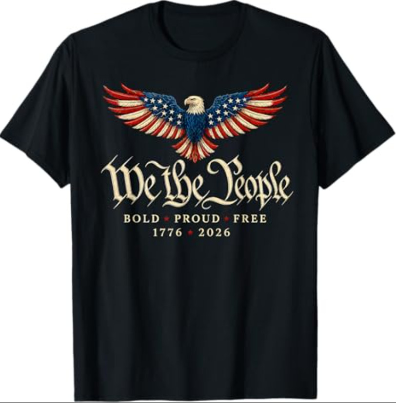 250th Anniversary USA Shirt Patriotic Eagle 1776 2026 Flag Tees T Shirts for Men
