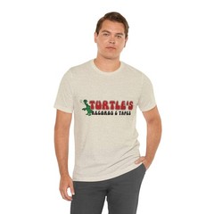 Vintage Turtles Record & Tapes Store Logo Unisex Jersey Short Sleeve T-Shirt