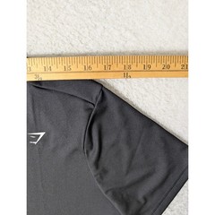 NEW Gymshark Training T-Shirt Mens Med Black Recycled Polyester Performance Tee