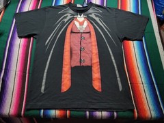 Vintage Party Monster Vampire Dracula T-Shirt Size Large