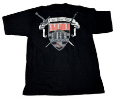 VINTAGE 1990s Highlander Shirt Mens XL Black The Best Of 90s 1999 TV Movie Promo