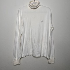 Polo Sport Ralph Lauren Turtle Neck Long Sleeve Vintage Shirt Size Medium Preppy