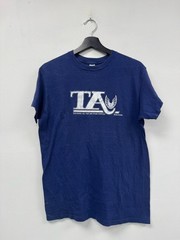 Vintage Thunder Am Pontiac Shirt Mens Medium Blue Hanes TA Trans Am Car 80s
