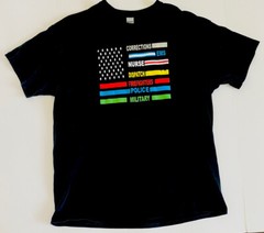Support Police Military Firefighters Nurses Dispatch Tee T-Shirt