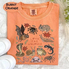 Love The Unloved Animal Shirt Bat Spider Snake Blobfish Nature Lover Gift
