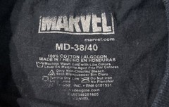 Marvel Super Heroes Men’s Black T Shirt Size MD 38/40