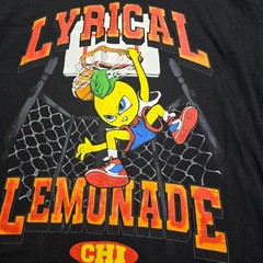 Lyrical Lemonade Graphic T-Shirt Mens XL Black Basketball Lemon Man CHI Tee