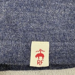Brooks Brothers Red Fleece Shirt Mens 2XL Blue Henley Long Sleeve Knit Heather