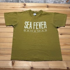 Vintage 90s Sea Fever Bahamas Ocean Dance Scuba Diver Mermaid T-Shirt USA Large
