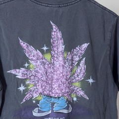 HUF Crystal Buddy Black Wash T-Shirt size Small
