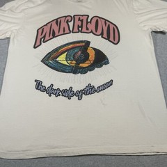 Pink Floyd Shirt Adult Large Ivory Psychedelic Band Music Rock Tour Mens