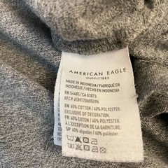 American Eagle Heritage Mens Tee Size Small Classic Gray Short sleeve Cotton