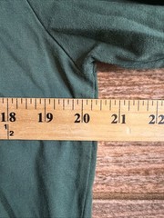 READ- Jordan Shirt Mens Large Green Crewneck Graphic Jumpman Logo Spellout Net